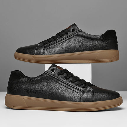 Fashion Brand Men Genuine Leather Shoes Comfortable Man Casual Shoes Outdoor Sports Sneakers Skateboard Footwear Tenis Masculino