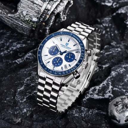 PAGANI DESIGN 2026 Nuovi Orologi da Uomo di Lusso, Orologio al Quarzo Sportivo con Cronografo, Data Automatica, Movimento Giapponese VK63, Vetro Zaffiro AR, Consegna Rapida dai Magazzini Europei