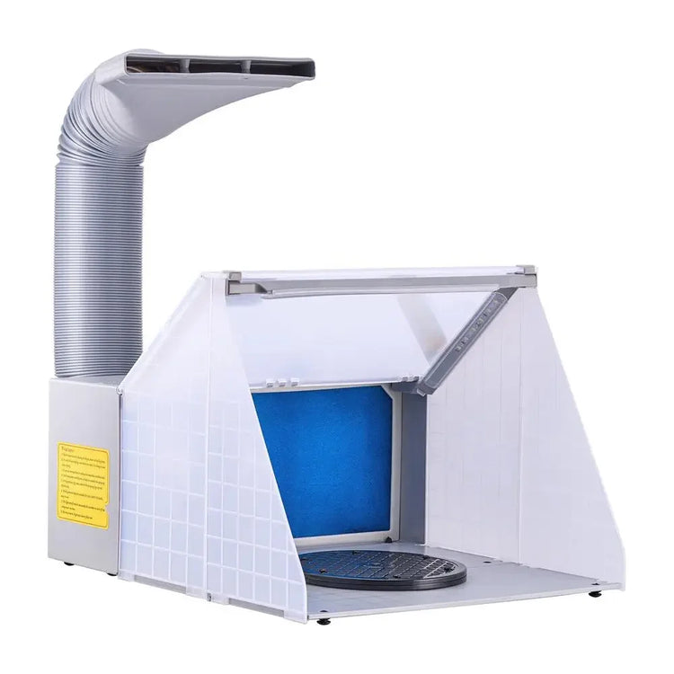 Airbrush Spray Booth, Airbrush Paint Spray Booth Set 4 M³/min, With LED Lights, Exhaust Fan And Exhaust Extension Hose, For Painting Models, Art, Crafts, Model Cakes