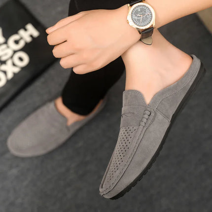 Mocassini da Uomo Leggeri Estivi, Scarpe Comode Senza Lacci, Traspiranti, Casual, con Supporto Parziale, Ciabatte per Uomo