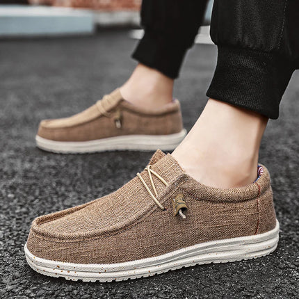 Mocassini in Rete da Uomo, Scarpe Vulcanizzate Autunnali, Calzature Traspiranti e Leggere per Escursionismo e Sport all'Aperto, Scarpa Aperta