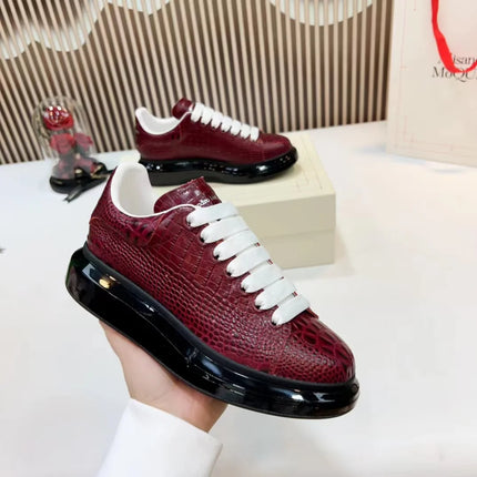 Handcrafted Leather Casual Sneakers Man Platform Trainers Unisex Originality Flat Loafers Men's Footwear