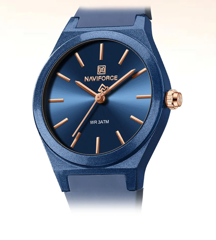 NAVIFORCE 2025 Orologi moda donna Orologio al quarzo Sport Cinturino in silicone Orologi da polso da donna Orologio semplice Regalo relogios feminino platinumshop