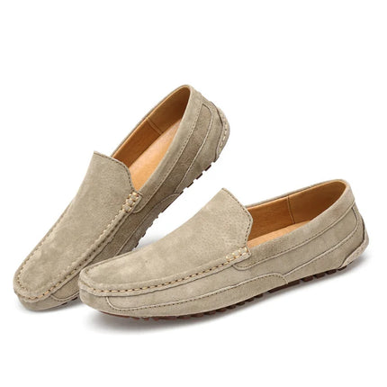 Mocassini da uomo in pelle scamosciata di lusso 2022 scarpe casual da uomo scarpe da barca fatte a mano da uomo Slipon scarpe da guida mocassini maschili Zapatos