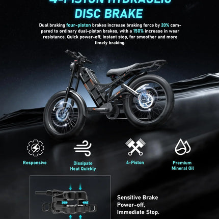 【Romeo pro2 spot】Bicicletta elettrica da città Romeo pro2 3000W con doppio motore, batteria integrata 52V 70Ah, pneumatici grandi, ruote da 26x4.0