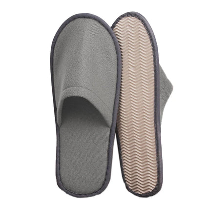 Disposable Slippers for Women and Men Non-Slip Hotel Travel Slippers Indoor Guest Slippers for Home Unisex Closed Toe Shoes Family Salon