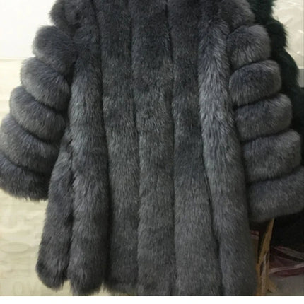 ZADORIN Hooded Fluffy Faux Fur Coat Winter Jacket Women Fashion Thick Warm Faux Fur Jackets Coats Woman Clothing Outerwears