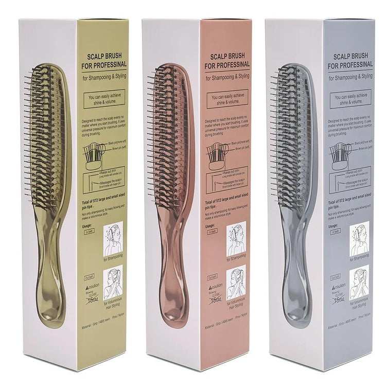1pcs Japanese Premiun Comb Scalp Massage Brush Portable Soft Anti-frizz Comb Head Massager Hair Beauty Styling Tools
