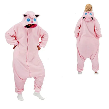 okemon Cosplay Kigurumi Onesie Snorlax Jigglypuff Umbreon Gengar Costume Halloween Adult Anime Bulbasaur Pajamas
