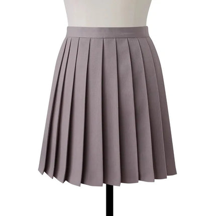 Gonna longuette a pieghe a vita alta da donna Y2k Estate al ginocchio stile preppy Harajuku Hot Street School Cosplay Casual Faldas femminili