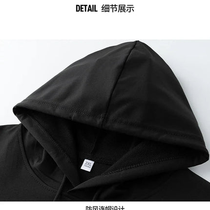Men Hoodie Sweatshirt Sets Plus Size 6XL 7XL 100-180kg 100% Cotton Autumn Winter Long Sleeve Sport Suits Big Size Men Clothing PlatiNum