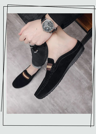 Mocassino 2026 ‌   Scarpe da uomo leggere estive, modello mocassino, slip-on traspiranti casual con mezza soletta, per uomo