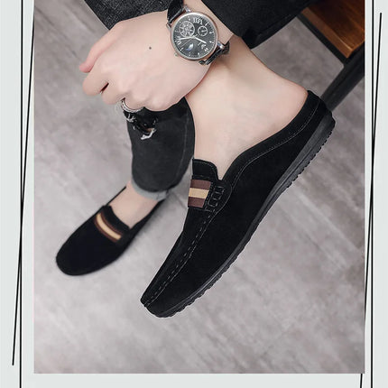 Mocassino 2026 ‌   Scarpe da uomo leggere estive, modello mocassino, slip-on traspiranti casual con mezza soletta, per uomo
