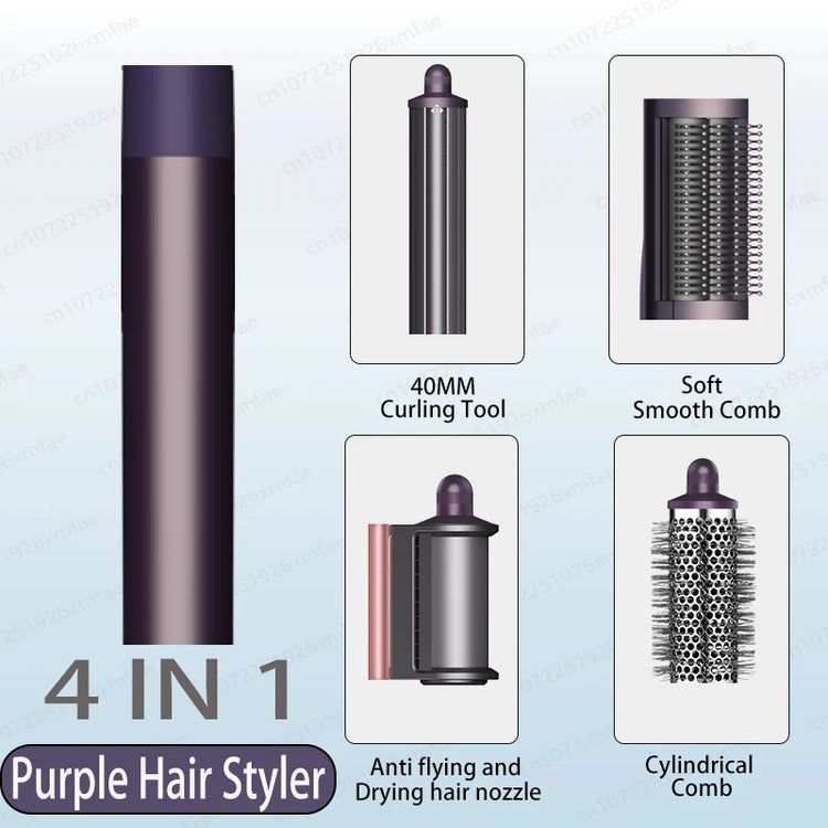 SenCiciMen 6-in-1 Air Multi-Styler & Hair Dryer Brush with Auto-Wrap Curlers With Negative Ions Hair-care Hair Styling Tool Fast Drying, Curling, Volumizing &  Smooth Blowouts and Frizz Gift for Women
