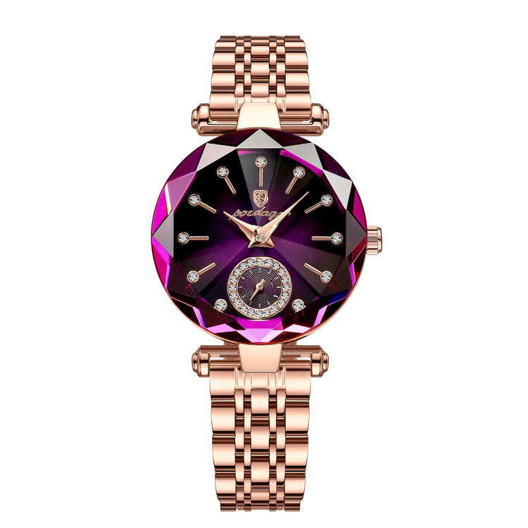 POEDAGAR Orologi al quarzo da donna eleganti di lusso Orologio impermeabile in acciaio inossidabile per donna Orologio da polso da donna alla moda casual reloj platinumshop