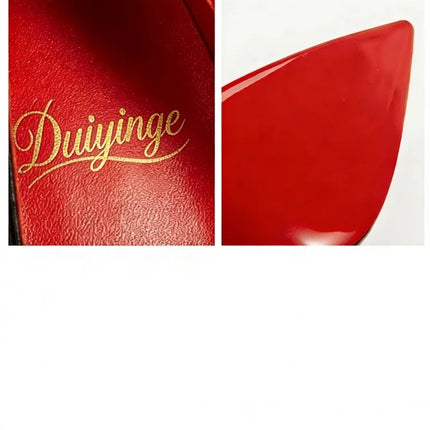 Chaussures Femme 2026 Tendance Luxe à Semelle Rouge Talons Hauts Aiguille Bout Pointu 12 cm Confortables pour Fêtes et Cérémonies