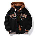 High Quality Baseball Uniform Jacket New Men's Autumn New Trendy Brand All-match Student Hooded Jacket Plus Size Coats Male 8XL