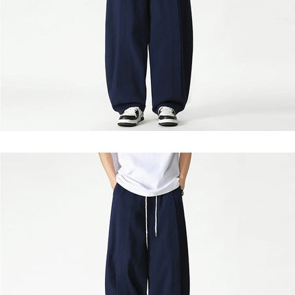 2025 vendite calde pantaloni a gamba larga pantaloni casual da uomo stili giapponesi pantaloni Harun da uomo streetwear moda hip hop pantaloni lanterna allentati