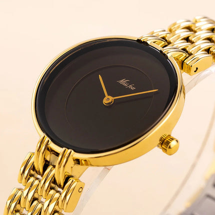 UTHAI orologio da donna leggero marchio di lusso business semplice retrò femminile braccialetto in metallo impermeabile orologio da donna al quarzo moda platinumshop