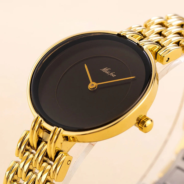 UTHAI orologio da donna leggero marchio di lusso business semplice retrò femminile braccialetto in metallo impermeabile orologio da donna al quarzo moda platinumshop