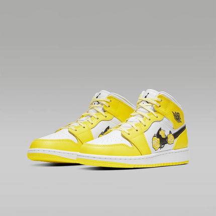Nike Authentic AIR JORDAN 1 MID SE (GS) Scarpe da ginnastica casual per bambini da donna AV5174-700 platinumshop