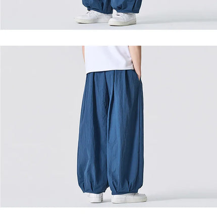 Pantaloni Estivi Leggeri e Sottili 2026 da Uomo, Oversize da Donna, Streetwear con Coulisse, Pantaloni Cargo Y2K da Uomo, Pantaloni Sportivi Larghi con Elastico in Vita