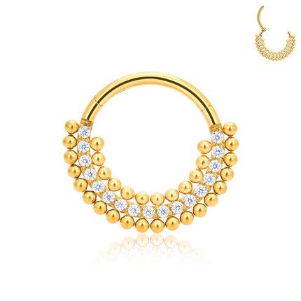 G23 Titanium Piercing Nose Ring Body Jewelry Hoop earings ASTM F136 Cartilage Tragus Diaphragm Titanium Hing PlatiNum