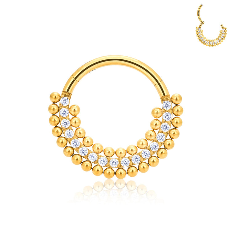 G23 Titanium Piercing Nose Ring Body Jewelry Hoop earings ASTM F136 Cartilage Tragus Diaphragm Titanium Hing PlatiNum