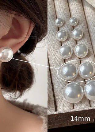 Nuovi orecchini di perle in argento sterling 925 con fascino di personalità, orecchini da donna con fascino squisito, regalo di compleanno, gioielli squisiti platinumshop