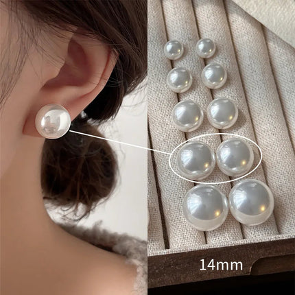 Nuovi orecchini di perle in argento sterling 925 con fascino di personalità, orecchini da donna con fascino squisito, regalo di compleanno, gioielli squisiti platinumshop