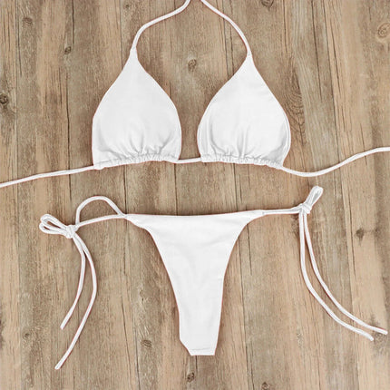 Costume da Bagno Estivo da Donna, Set Bikini Sexy con Reggiseno Imbottito Push-up e Perizoma, Due Pezzi, Abbigliamento da Spiaggia, Costume da Bagno Femminile Sexy platinumshop