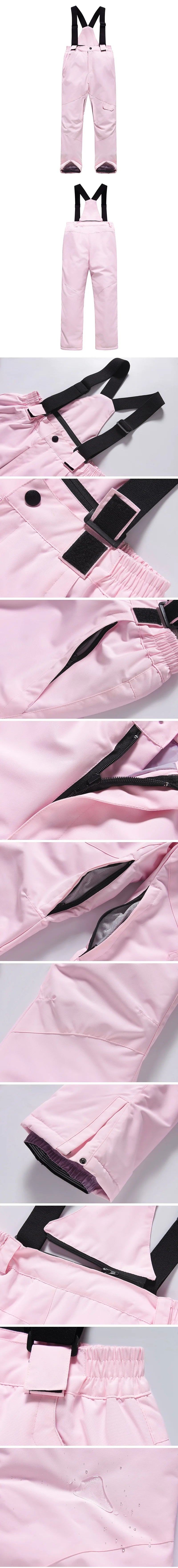 Cheaper, Children's Snow Suit, Snowboard Clothing Sets, Outdoor Wear, Ski Coat and Strap Pant, Kids Costumes, Boy‘s and Girl's