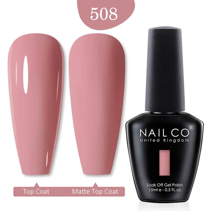 NAILCO 15ml Green Blue Series UV Nail Gel Polish Blue Colors UV&LED Gel Varnish Red Soak Off Semi Permanent LED Nail Gel Varnish