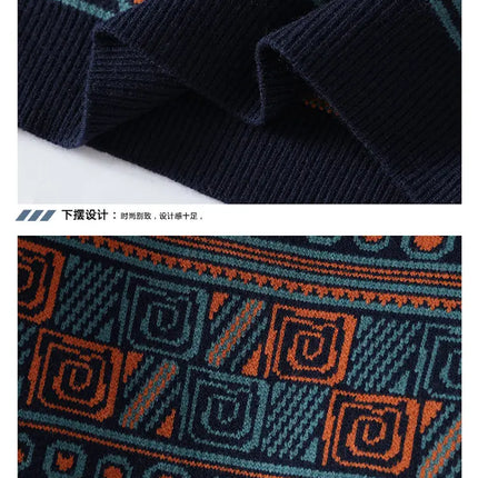 Men's fashion pullovers 2026 men winter korean style Sweaters mens warm sweater O-neck men sweaters autumn  men full size M-3XL
