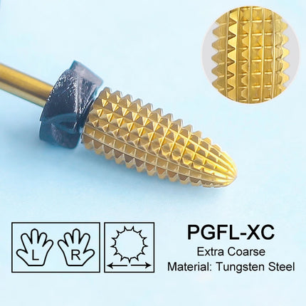 Carbide Large Cone Nail Drill Bits Electric Milling Cutter For Gel Polish Removal Grinding DIY Home Salon Manicure Pedicure Nail Art Accessories Supplies