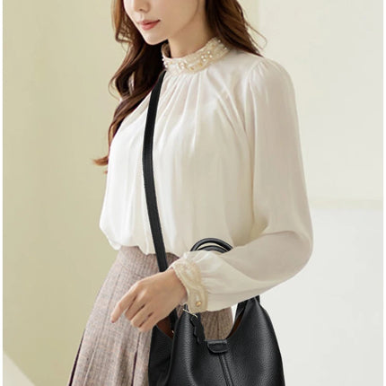 Nuove borse da donna in PU morbido casual alla moda Borse a tracolla femminili di grande capacità in tinta unita Borse tote retrò per lo shopping