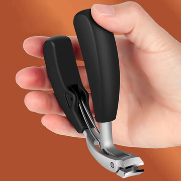 Heavy‑Duty Nail Clippers with Wide Jaw Opening, Inclined Arc Blade Nail Cutter for Thick Hard Fingernails & Toenails, Household Manicure Pedicure Tool