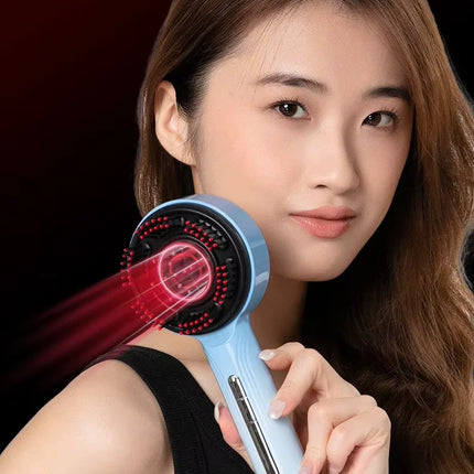 New Scalp Massage Comb Infrared Light Head Massager for Hair Growth Electric Scalp Oil Applicator Anti-Hair Loss Hair Care