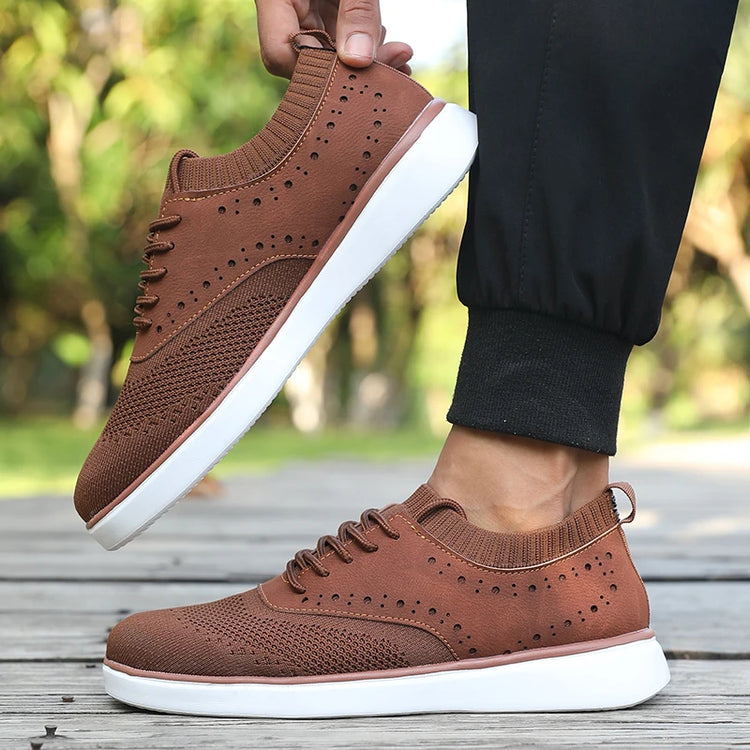 Spring and Autumn Men's Breathable Sports Shoes, Fashionable Casual Dress Shoes, Oxford Elegant Men's Shoes, Men's Loafers 2025