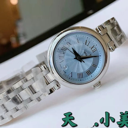 Orologio da Donna Suojiali Little Beauty, Quadrante Piccolo con Numeri Romani, Elegante e Delicato, Cinturino in Acciaio o Pelle Opzionale, Orologio da Polso Femminile alla Moda per Uso Quotidiano Casual