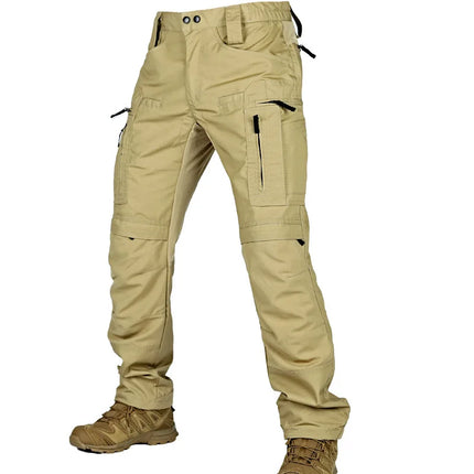 Men's Outdoor Tactical Pants With Multi Pocket Combat Training Hunting Cargo Pants Waterproof Wear-resistant Workwear Pants