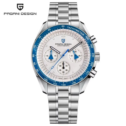 Nuovo Orologio da Uomo PAGANI DESIGN Moon 2026, Orologio al Quarzo di Lusso Dorato per Uomo, Cronografo Sportivo Impermeabile Luminoso con Vetro Zaffiro AR, Lunetta in Ceramica, Acciaio Inossidabile, Regalo per Uomo