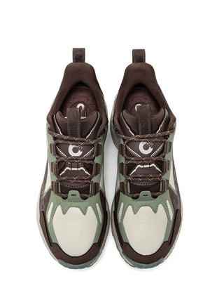 ONEMIX Scarpe casual da uomo autunno inverno Scarpe da trekking antiscivolo e resistenti all'usura con assorbimento degli urti morbido ed elastico PlatiNum