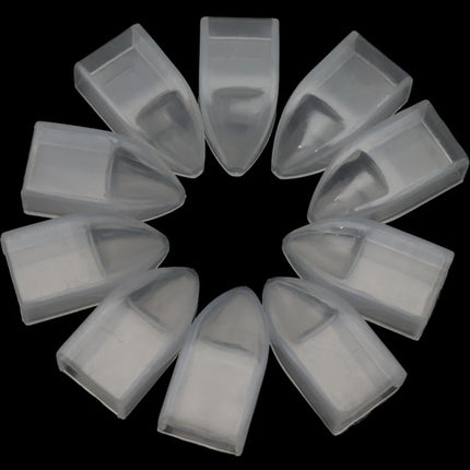 Transparent Plastic Cuticle Nipper Protective Cover Anti-Scratch Dustproof Storage Sleeve Nail Tool Tip Guard Cap
