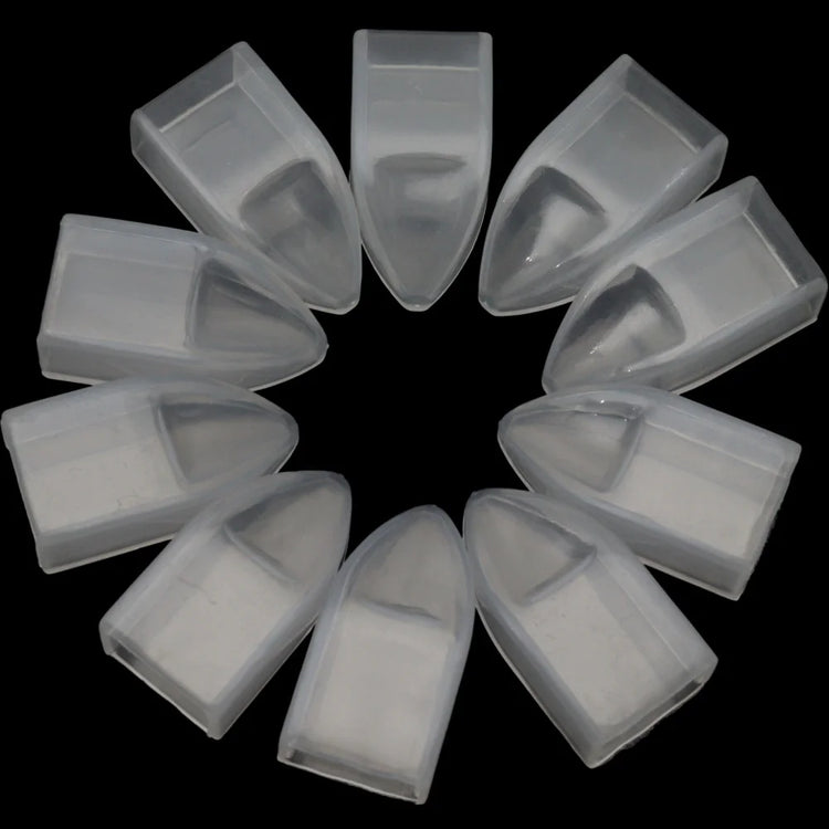 Transparent Plastic Cuticle Nipper Protective Cover Anti-Scratch Dustproof Storage Sleeve Nail Tool Tip Guard Cap