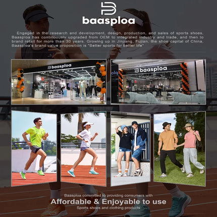 Baasploa Scarpe da corsa retrò da donna Scarpe da jogging sportive con lacci in rete da esterno Scarpe casual leggere e traspiranti antiscivolo da donna