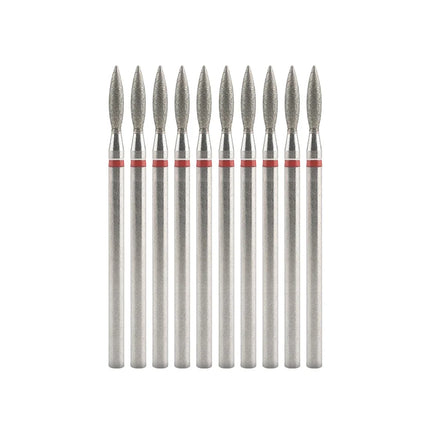 10Pcs Diamond Milling Cutter For Manicure Electric Nail Drill Bits Accessory Pedicure Machine Nail File Gel Remover Tool uñas Accesorios Y Herramientas