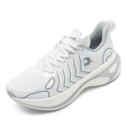ONEMIX Orca Uomo Ammortizzazione Scarpe da corsa Allenamento Scarpe sportive da atletica all'aperto Scarpe da ginnastica invernali da uomo antiscivolo resistenti all'usura PlatiNum