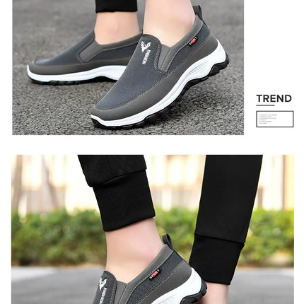 Scarpe da ginnastica da trekking da uomo, scarpe da ginnastica da viaggio ortopediche traspiranti, comode per attività all'aperto, escursioni, passeggiate
