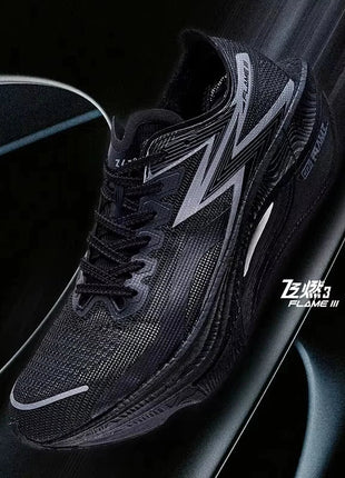 361 Degrees FLAME 3.0 Men Women Running Shoes Carbon Plate Racing Rebound Stable Breathable Wear-resistant Sneakers 672412207 PlatiNum